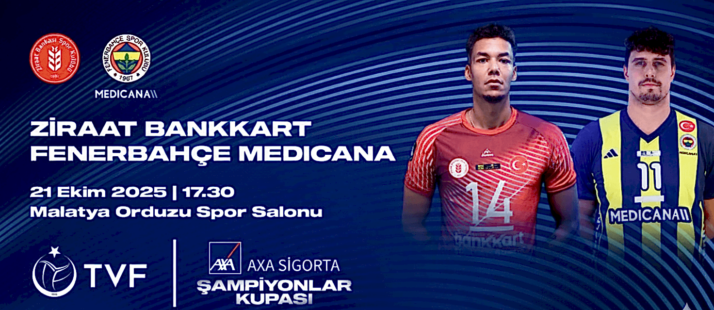 2025 Erkekler AXA Sigorta Şampiyonlar Kupası Sahibini Buluyor